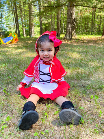 Baby Girl's Little Red Riding Hood Costume 3PCS