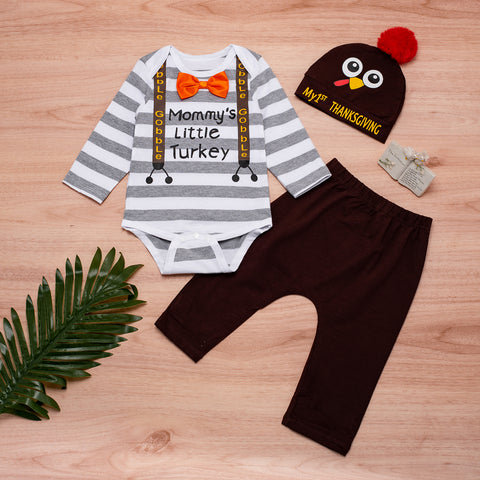 Baby Boys Gils Thanks Giving Pants Set