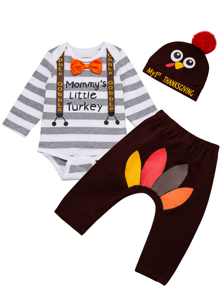 Baby Boys Gils Thanks Giving Pants Set