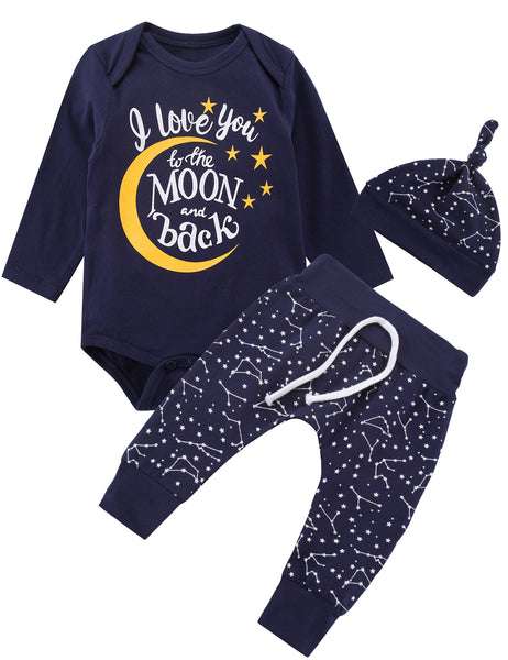 I Love You to The Moon and Back Pants Set